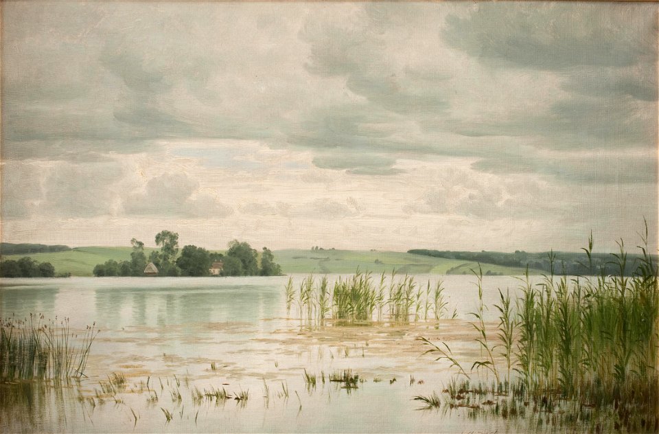 Vilhelm Groth - Esrom sø - KMS1647 - Statens Museum for Kunst