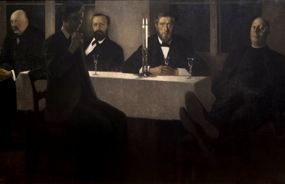 Vilhelm Hammershøi, Fem-portrætt-1901