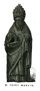 Villemaur statue de Martin de Tours00385