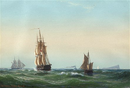 Vilhelm Melbye (1824-82) - Off the Shetlands - RCIN 406266 - Royal Collection