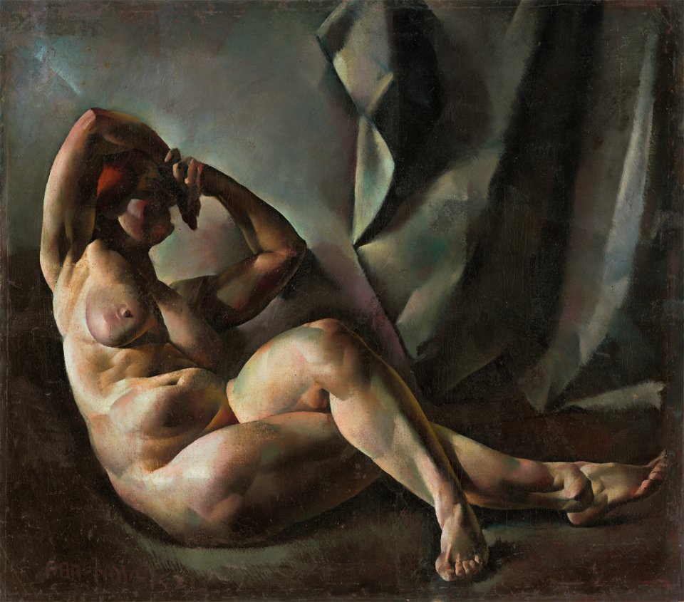 Vilmos Aba-Novák - Štúdia aktu - M 80 - Ernest Zmeták Art Gallery
