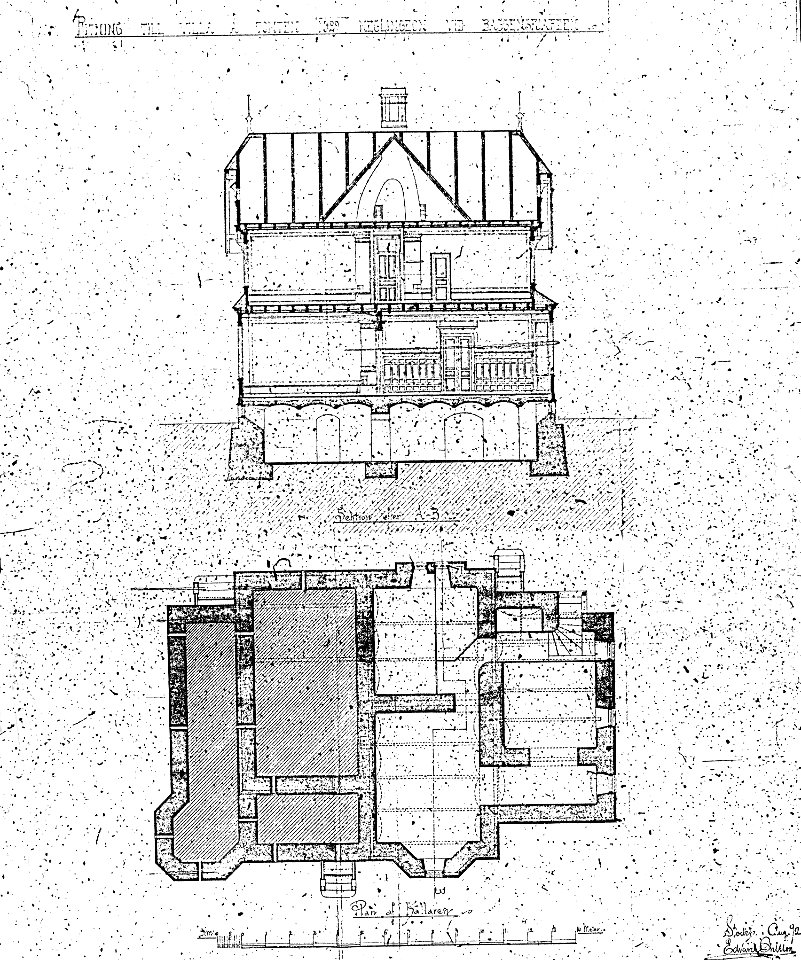 Villa Furubo ritning aug 1892b