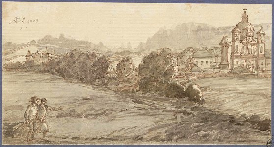 Vilnia, Antokal. Вільня, Антокаль (A. Arłoŭski, 1805)