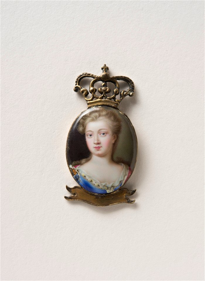 Vilhelmina Charlotta (1695-1722), prinsessa av Hessen-Kassel - Nationalmuseum - 174904. Free illustration for personal and commercial use.