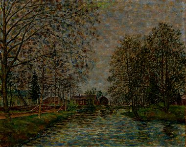 Vilho Lampi. Poutalan sillalta. 1934