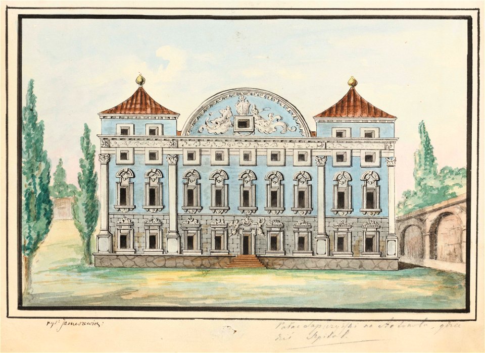 Vilnia, Antokal, Sapieha. Вільня, Антокаль, Сапега (M. Januševič, 1830-40)