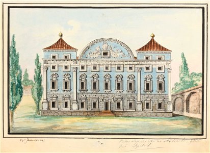 Vilnia, Antokal, Sapieha. Вільня, Антокаль, Сапега (M. Januševič, 1830-40)
