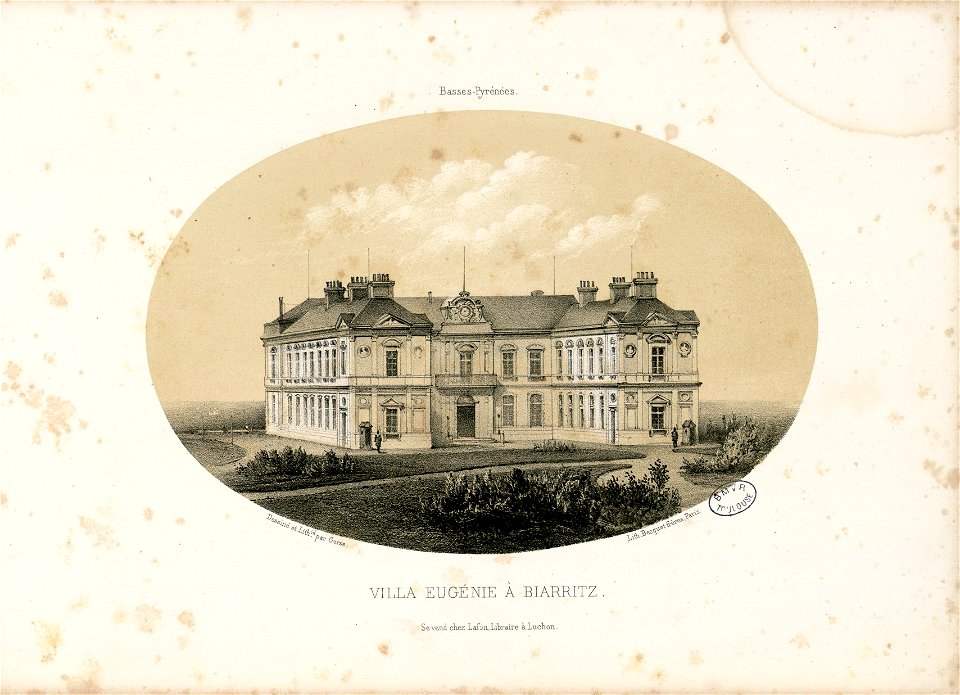 Villa Eugénie à Biarritz (Basses-Pyrénées) - Fonds Ancely - B315556101 A GORSE 1 024