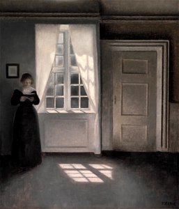 Vilhelm Hammershøi, Interiør fra Strandgade 30, 1900