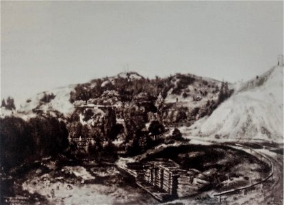 Vilnia, Bernardynski Sad. Вільня, Бэрнардынскі Сад (K. Rusiecki, 1853)
