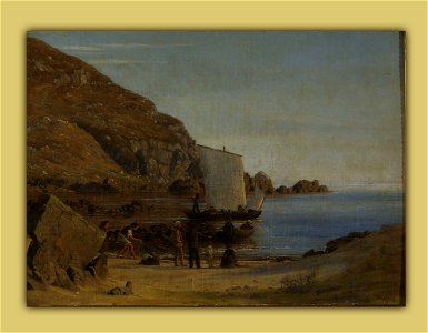 Vilhelm Kyhn - Formation on Bornholm - Google Art Project. Free illustration for personal and commercial use.