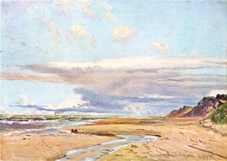 Vilhelm Kyhn - Strand ved Kandestederne - 1877