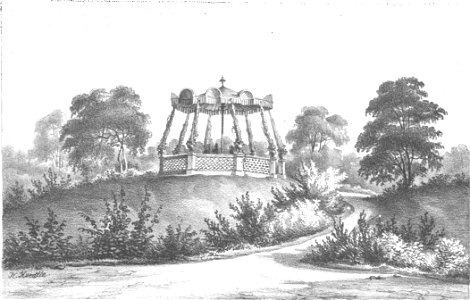 Villa Berg, Schirm, 1852