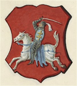 Vilnia, Pahonia. Вільня, Пагоня (B. Starzyński, 1875-1900)