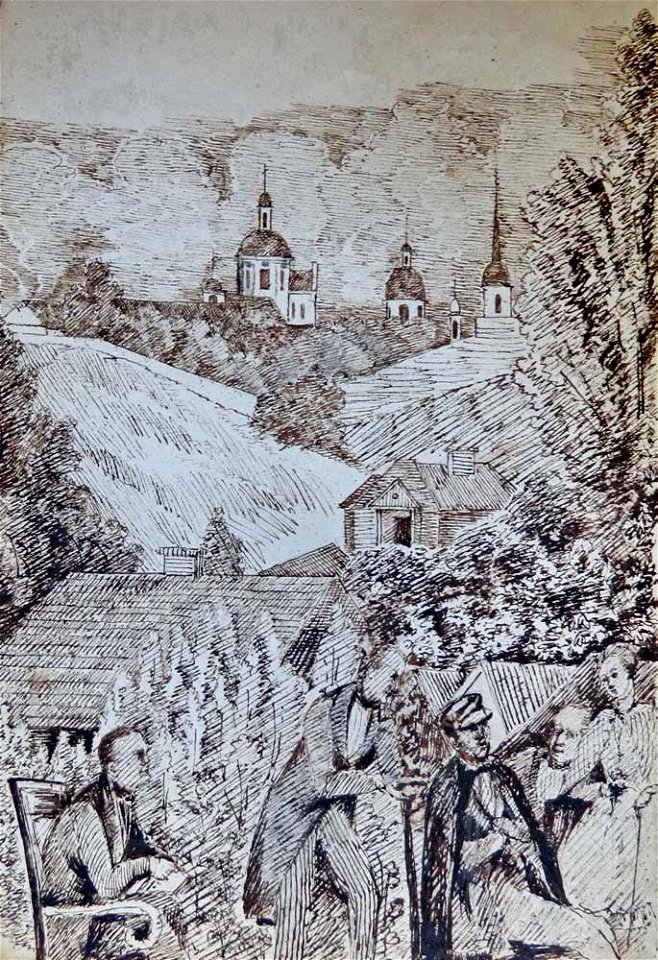 Vilnia, Papłavy. Вільня, Паплавы (Č. Maniuška, 18.07.1854)