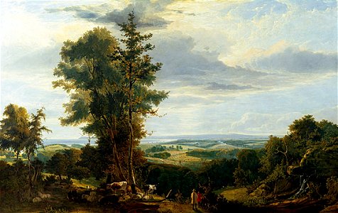 Vincent - A distant view of Pevensey Bay, the landing place of King William the Conqueror