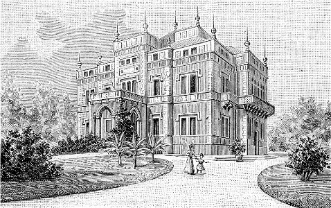 Villino del signor Ulderico Levi (xilografia)