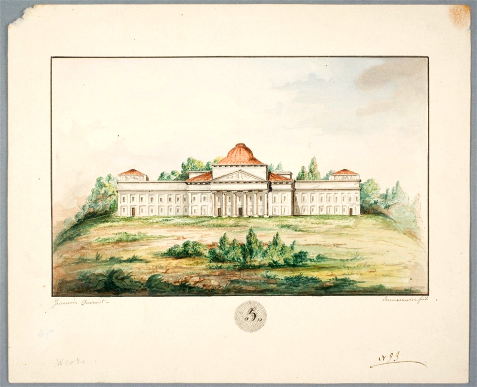 Vilnia, Vierki. Вільня, Веркі (M. Januševič, 1838)