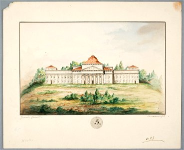 Vilnia, Vierki. Вільня, Веркі (M. Januševič, 1838)