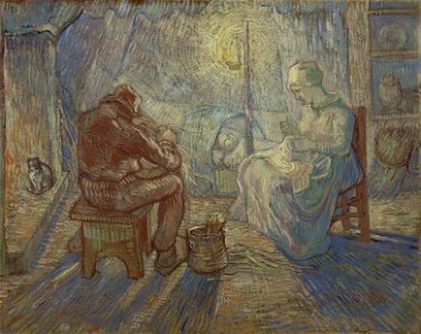 Vincent van Gogh - Night (after Millet) - Google Art Project