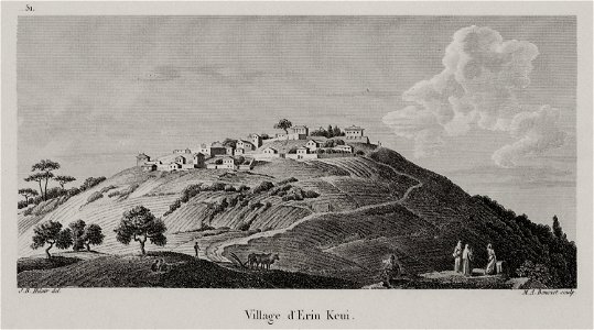 Village d'Erin Keui - Choiseul-gouffier Gabriel Florent Auguste De - 1822