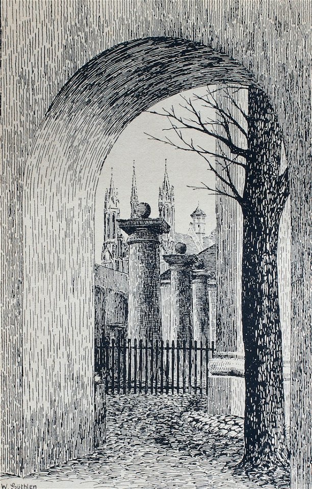 Vilnia, Śviatoha Michała, Bernardynski. Вільня, Сьвятога Міхала, Бэрнардынскі (W. Güthlen, 1915-18) (2)