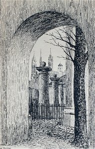 Vilnia, Śviatoha Michała, Bernardynski. Вільня, Сьвятога Міхала, Бэрнардынскі (W. Güthlen, 1915-18) (2)