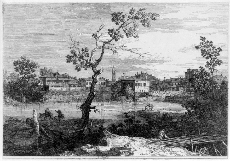 Village on the banks of a river) - A. Canal f LCCN2007681304