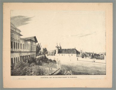 Vilnia, Pałacavy-Ludvisarskaja. Вільня, Палацавы-Людвісарская (J. Aziambłoŭski, 1833-63)