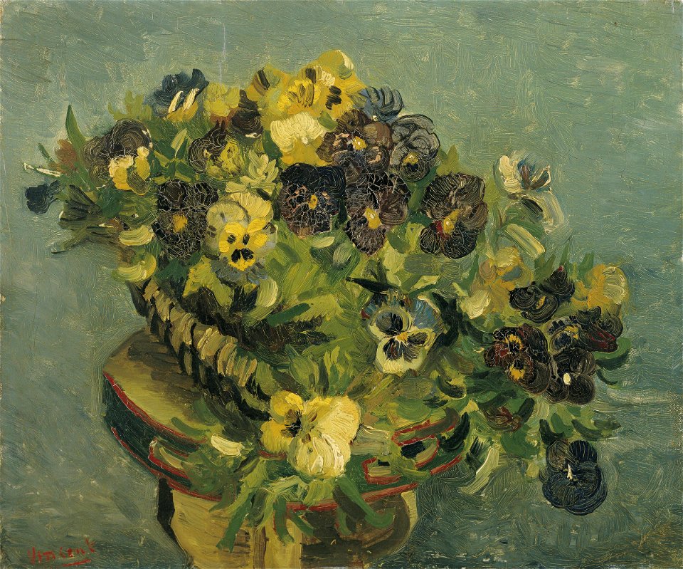 Vincent van Gogh - Mand met viooltjes - Google Art Project