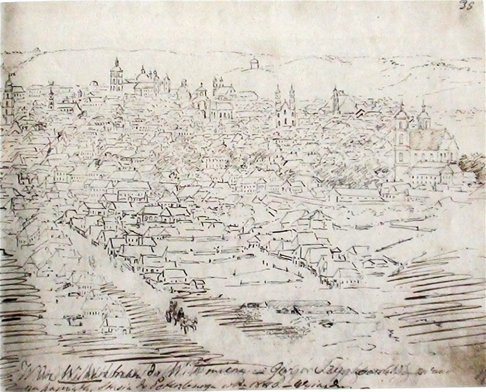 Vilnia, Vilkamirski. Вільня, Вількамірскі (Č. Maniuška, 1840)