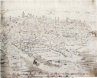 Vilnia, Vilkamirski. Вільня, Вількамірскі (Č. Maniuška, 1840)
