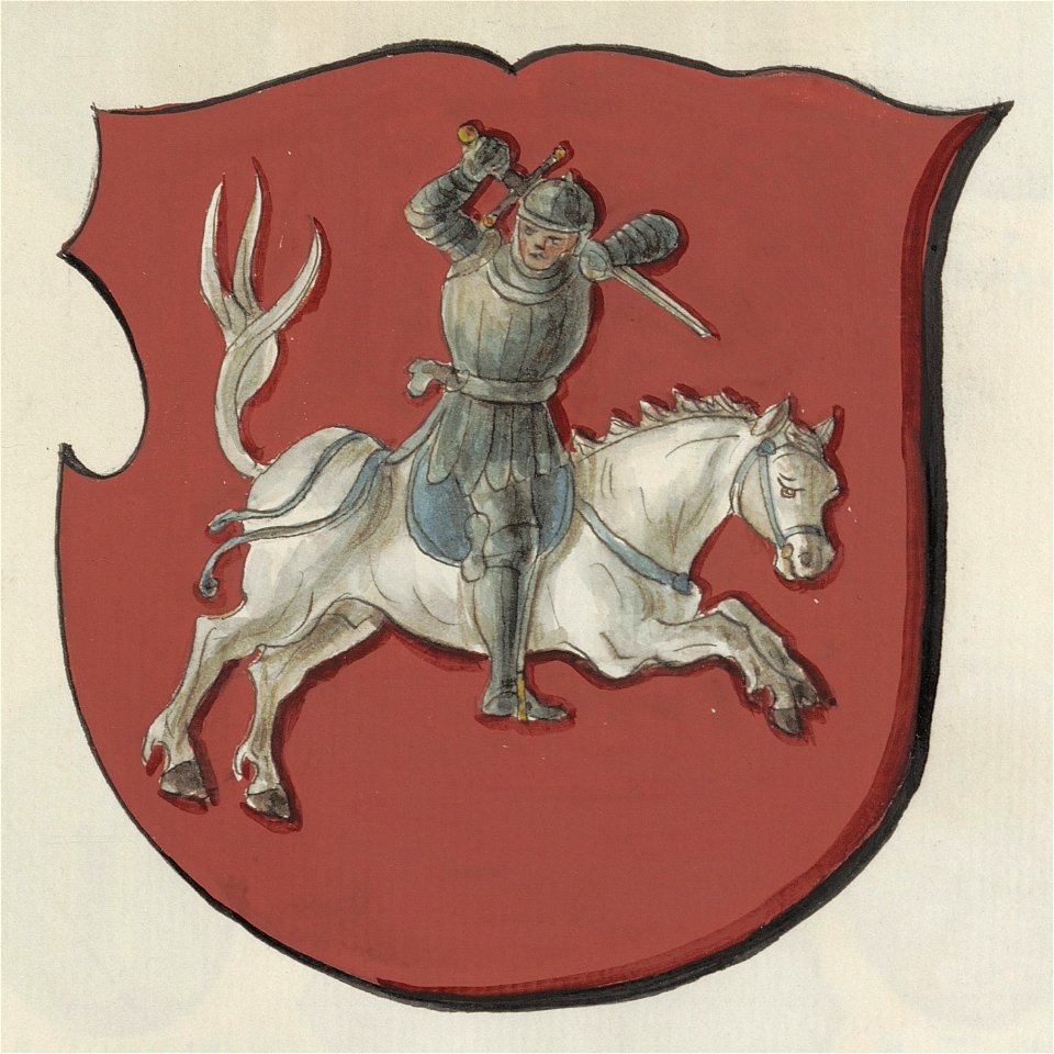 Vilnia, Pahonia. Вільня, Пагоня (B. Starzyński, 1555, 1875-1900)