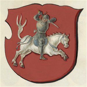 Vilnia, Pahonia. Вільня, Пагоня (B. Starzyński, 1555, 1875-1900)