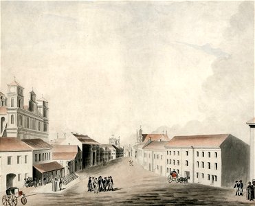 Vilnia, Vialikaja. Вільня, Вялікая (J. Pieška, 1808)