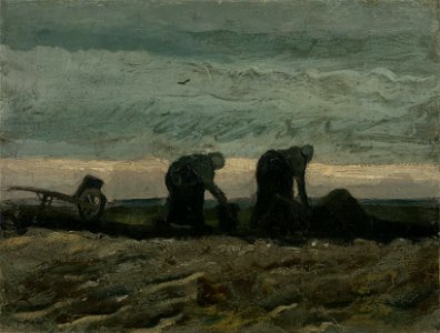 Vincent van Gogh - Two women on the heath - Google Art Project