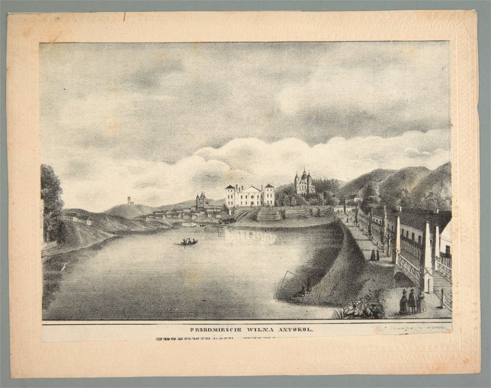 Vilnia, Vialla-Antokal. Вільня, Вяльля-Антокаль (J. Aziambłoŭski, 1835)