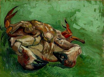 Vincent van Gogh - A crab on its back - Google Art Project. Free illustration for personal and commercial use.