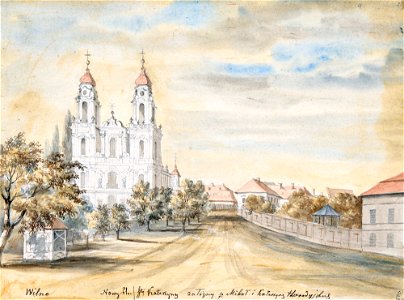 Vilnia, Vilenskaja, Benedyktynski. Вільня, Віленская, Бэнэдыктынскі (N. Orda, 1875)