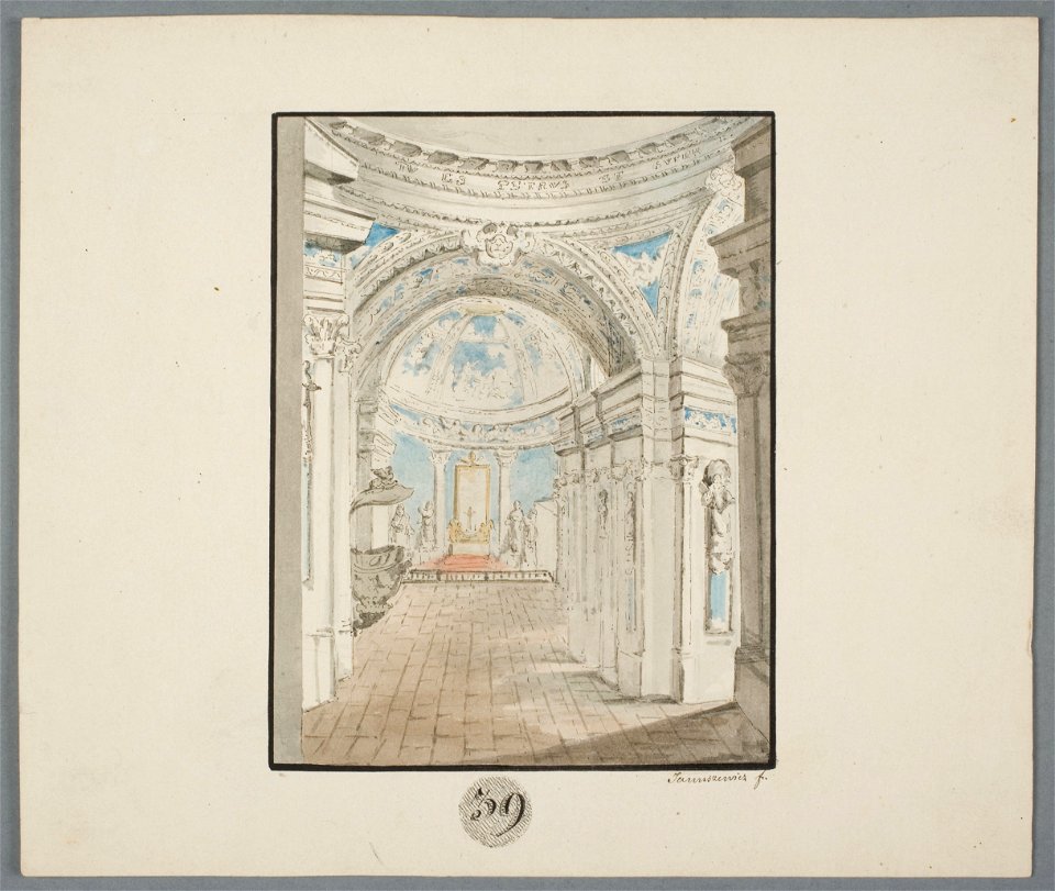 Vilnia, Antokal, Lateranski. Вільня, Антокаль, Лятэранскі (M. Januševič, 1835)