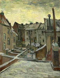 Vincent van Gogh - Houses seen from the back - Google Art Project
