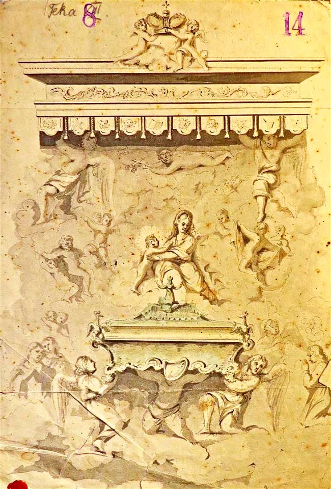 Vilnia, Katedra, Śviaty Kazimier. Вільня, Катэдра, Сьвяты Казімер (Č. Maniuška, 1842-54) (3)