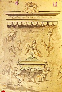 Vilnia, Katedra, Śviaty Kazimier. Вільня, Катэдра, Сьвяты Казімер (Č. Maniuška, 1842-54) (3)