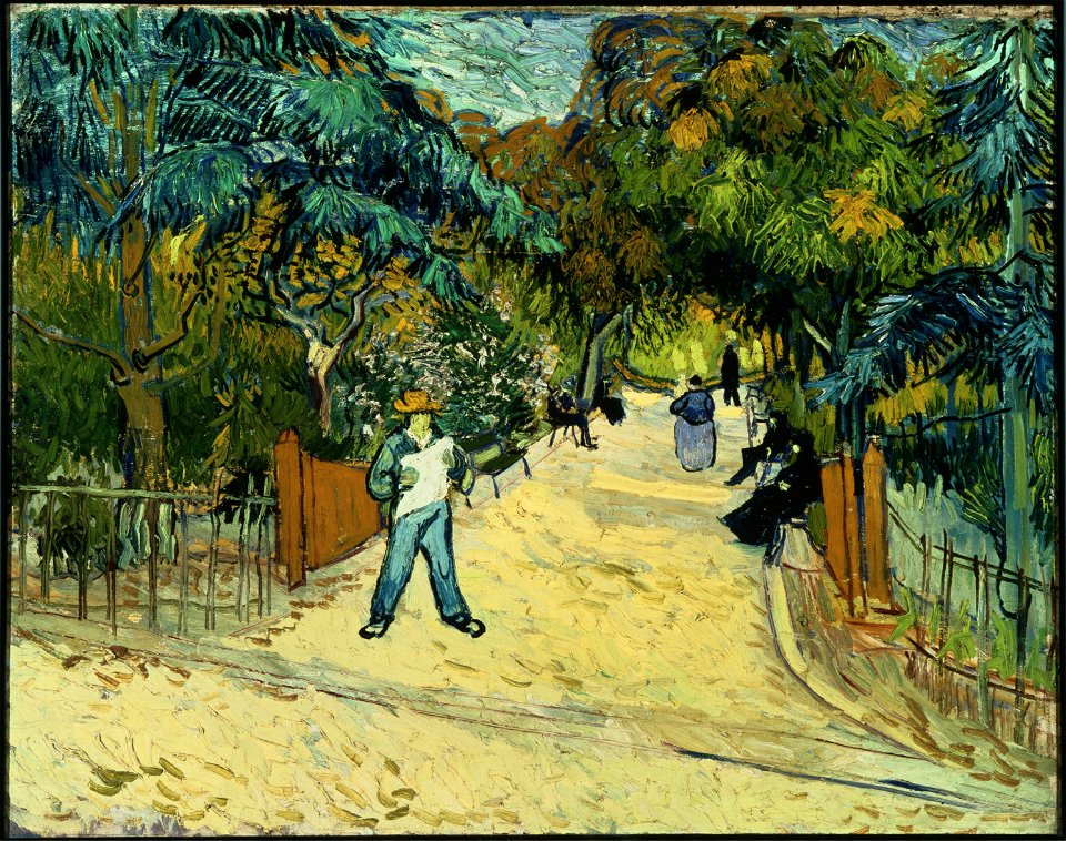 Vincent van Gogh - L'entrée des jardins publics à Arles