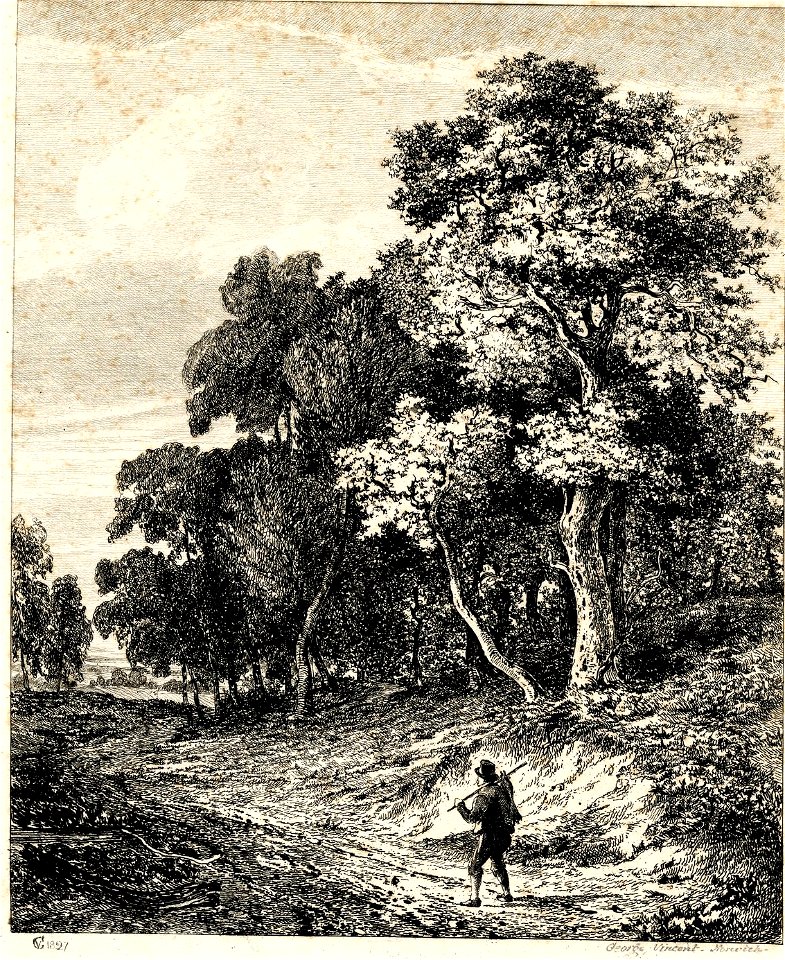 Vincent - Woodland and figures