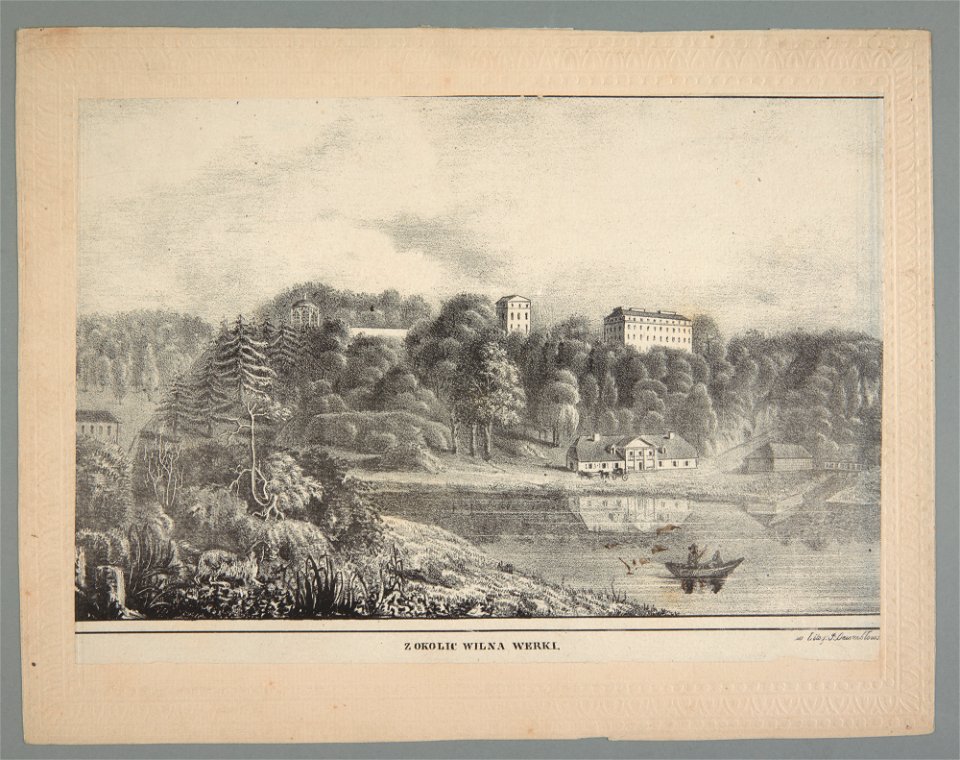 Vilnia, Vialla-Vierki. Вільня, Вяльля-Веркі (J. Aziambłoŭski, 1833-63)