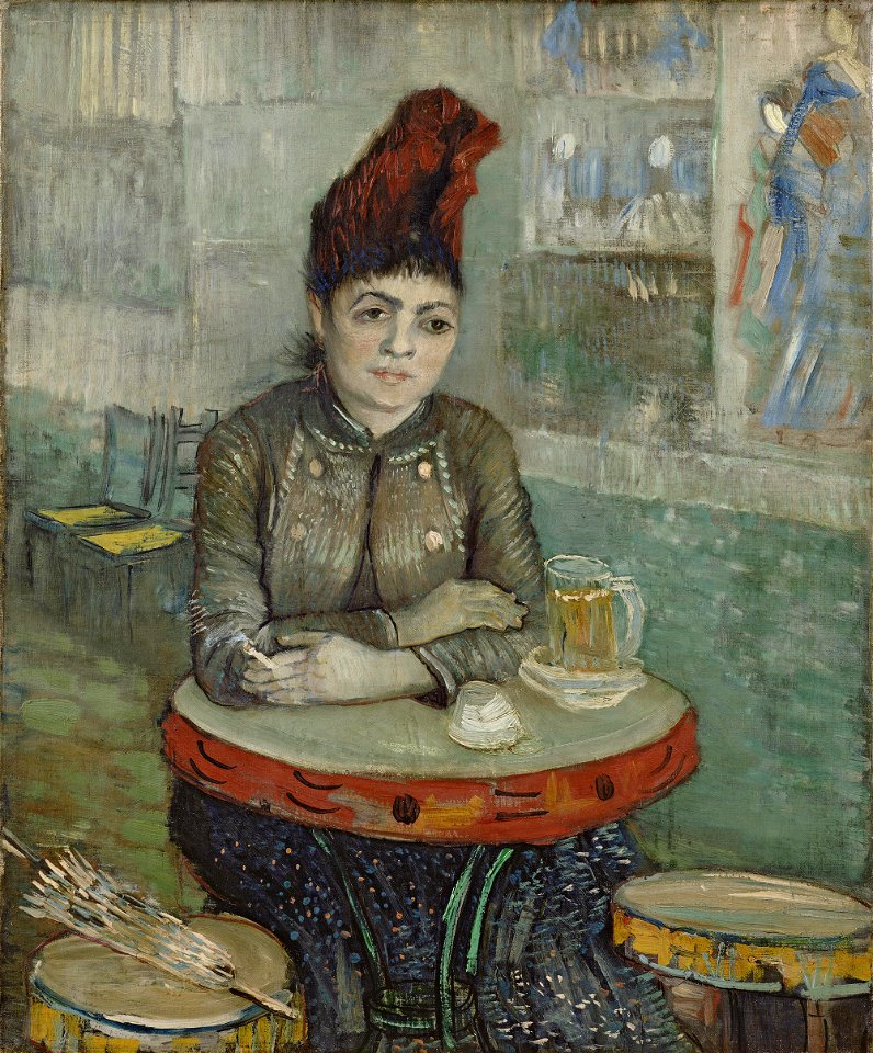 Vincent van Gogh - In the café - Agostina Segatori in Le Tambourin - Google Art Project