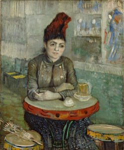 Vincent van Gogh - In the café - Agostina Segatori in Le Tambourin - Google Art Project