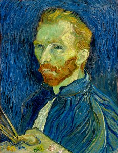 Vincent van Gogh - Self-Portrait - Google Art Project (719161). Free illustration for personal and commercial use.