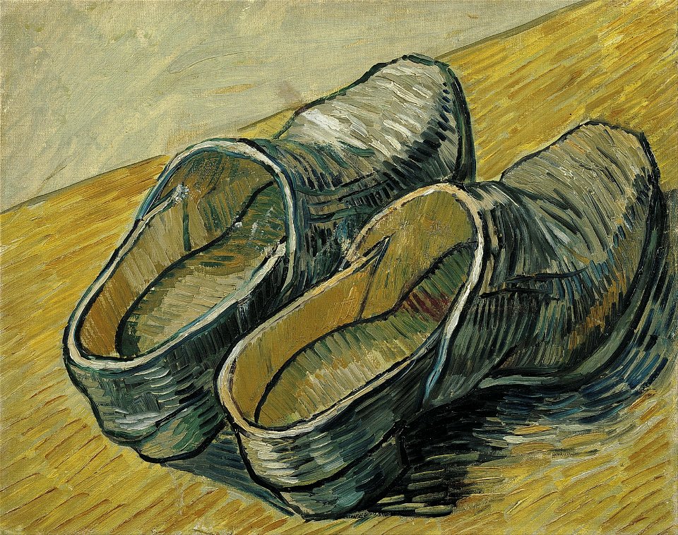 Vincent van Gogh - A pair of leather clogs - Google Art Project